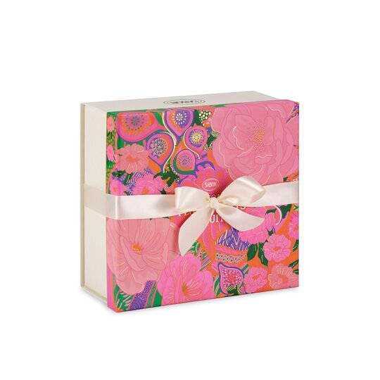 Logo Box Peony Fig - M