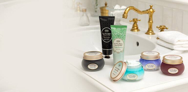 Exfoliant facial 2 în 1
