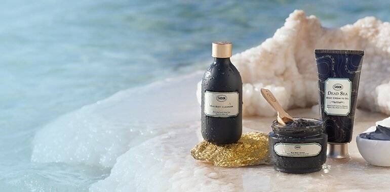 Dead Sea Treasures: Our Dead Sea Collection with natural mineral salts and black mud