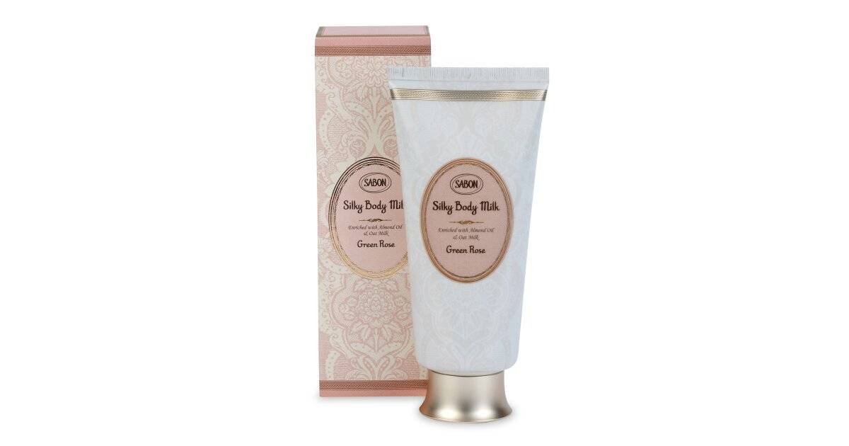 Silky Body Milk - Tube Green Rose, 200 ml | SABON Romania