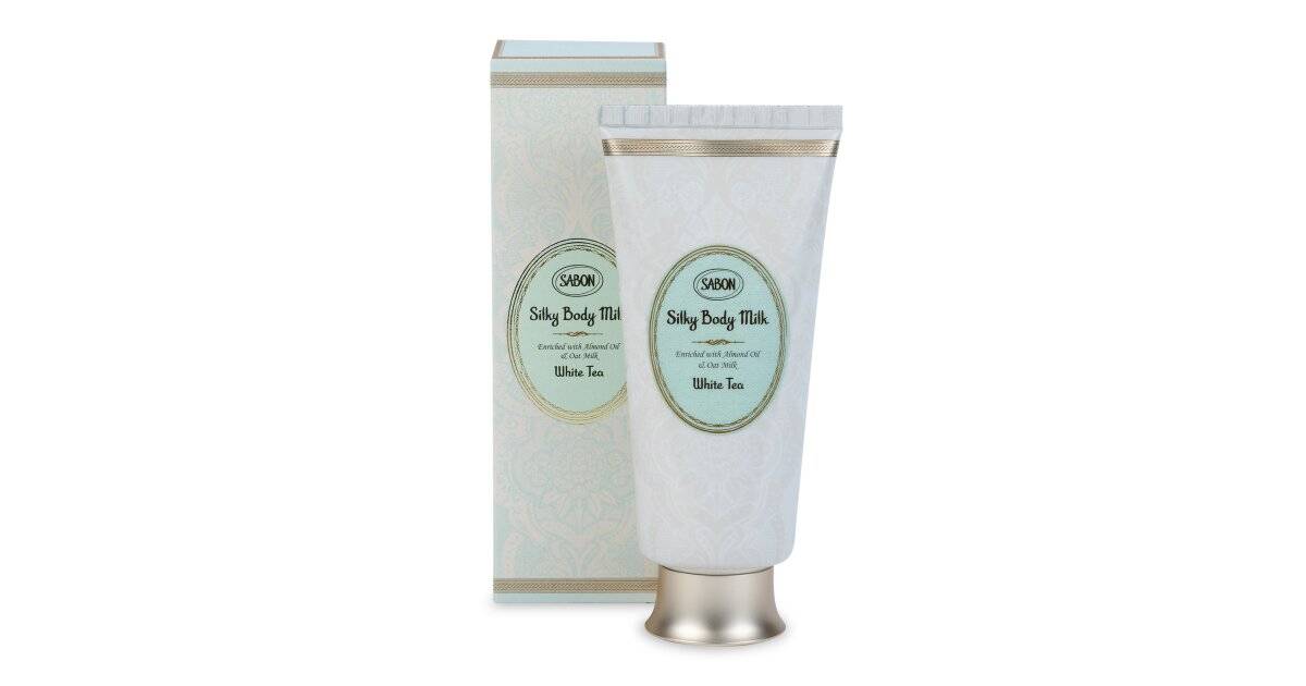 Silky Body Milk White Tea, 200 ml | SABON Romania