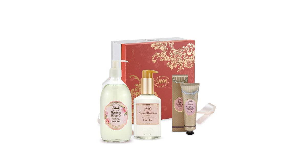 新品 SABON Green Rose ギフトセット Set Cadou Green Rose Care | SABON România