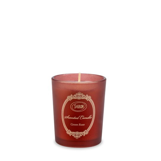 Small scented candle Green Rose