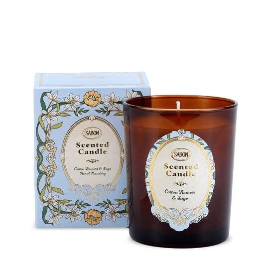 Scented candle - Cotton Flowers ＆ Sage