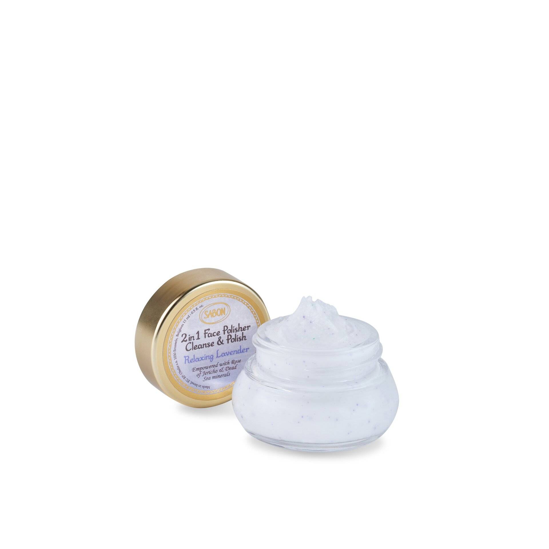 Mini Exfoliant de faţă 2 în 1 Lavandă