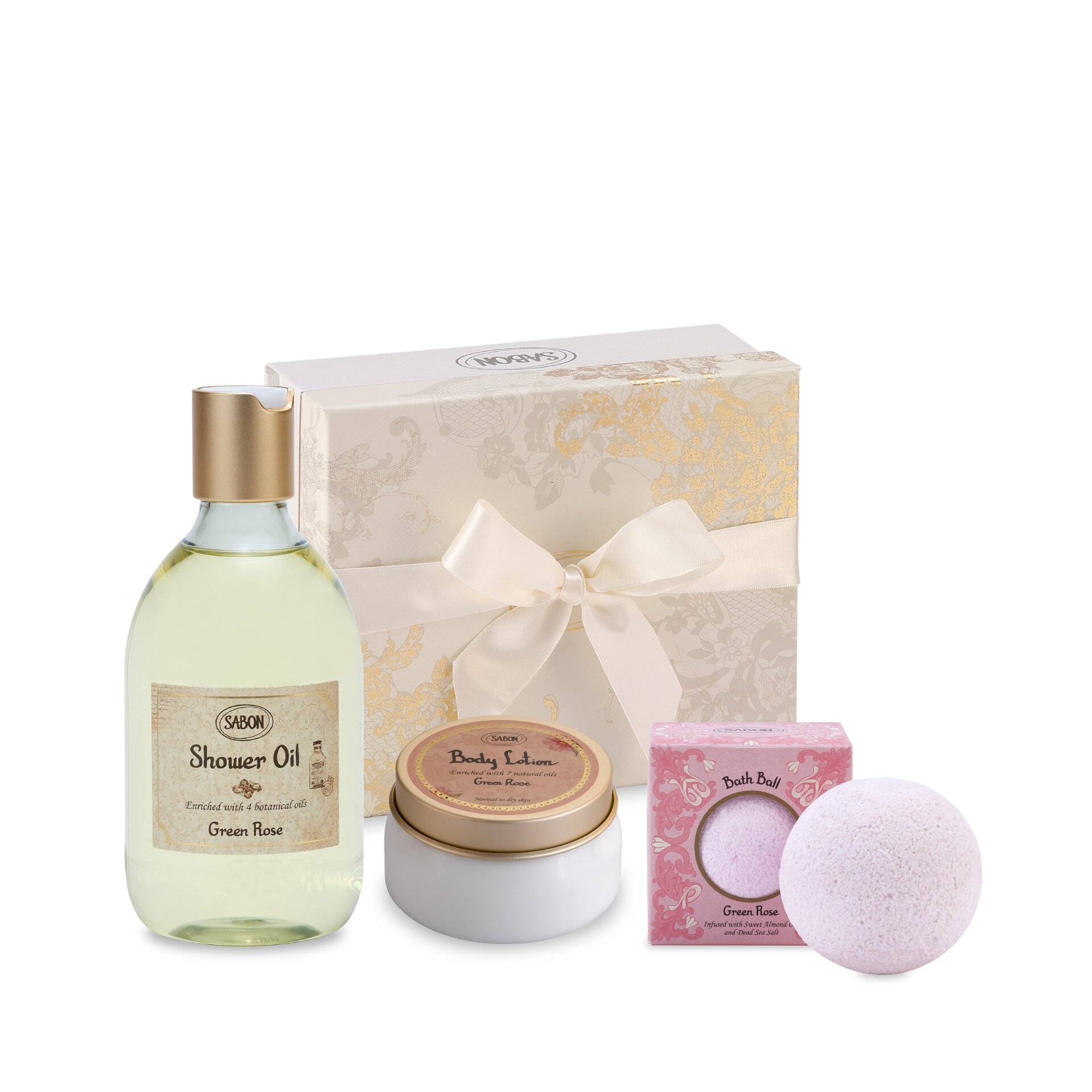 Gift Set Green Rose Bath