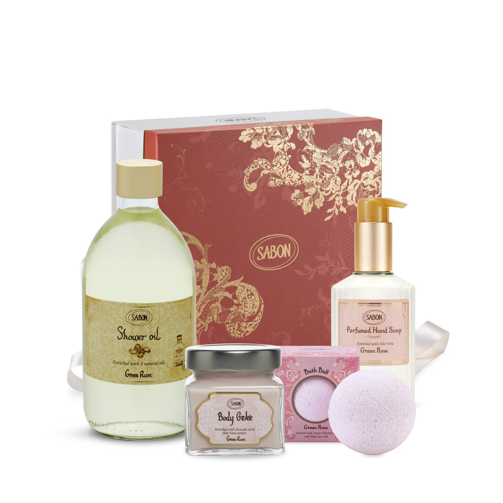 Gift Set Green Rose Luxury