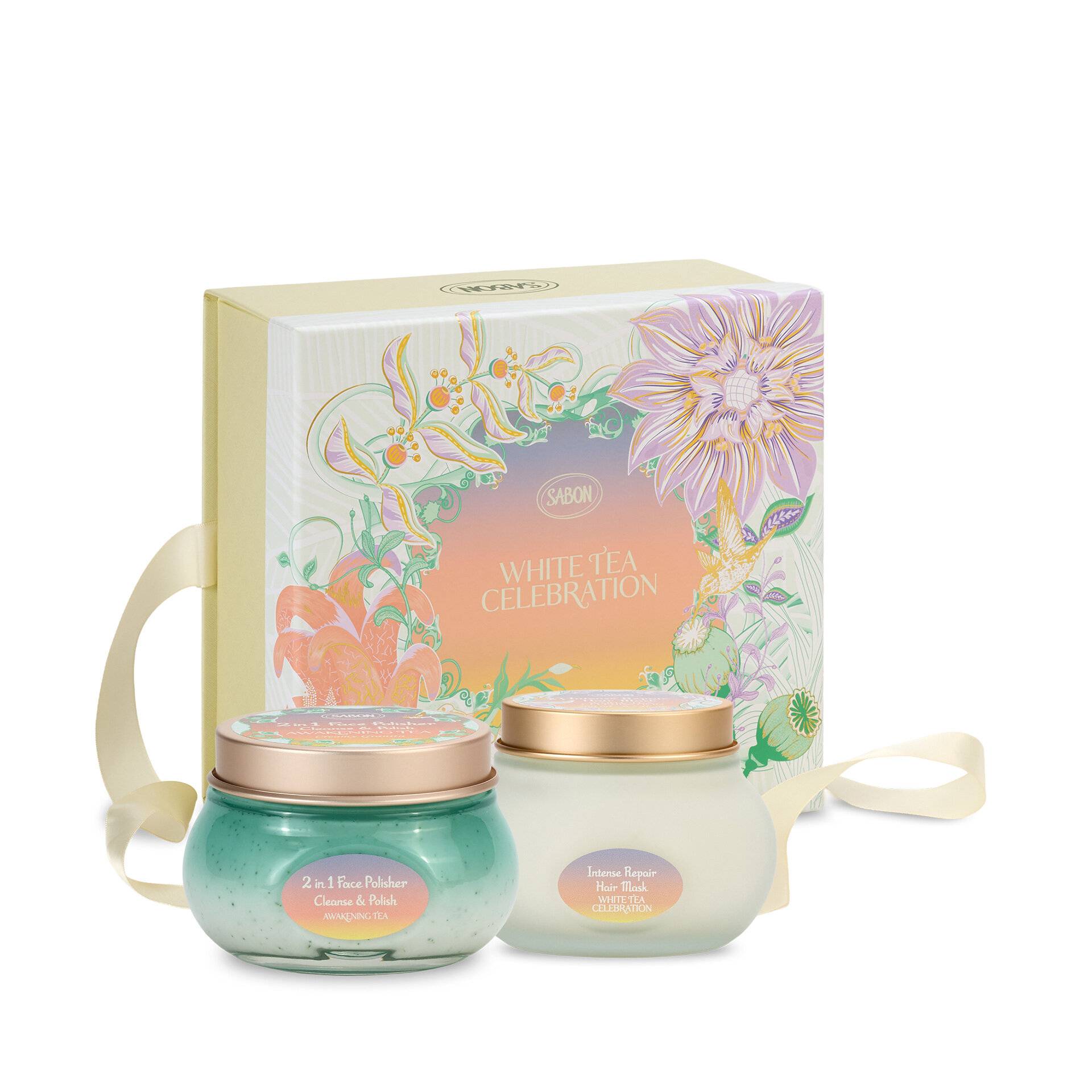 Set Cadou White Tea Celebration Glowing Star