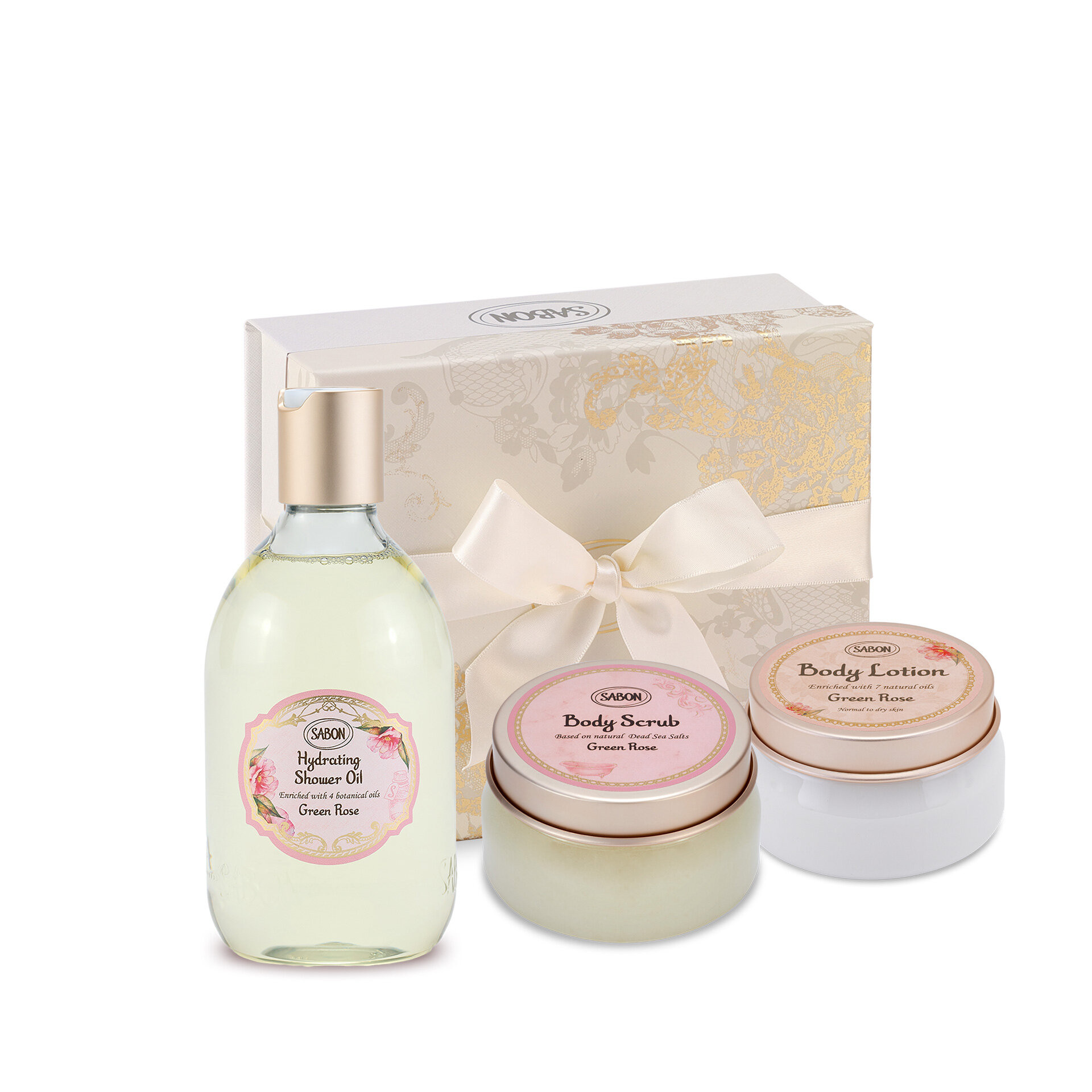Set cadou Iconic Green Rose