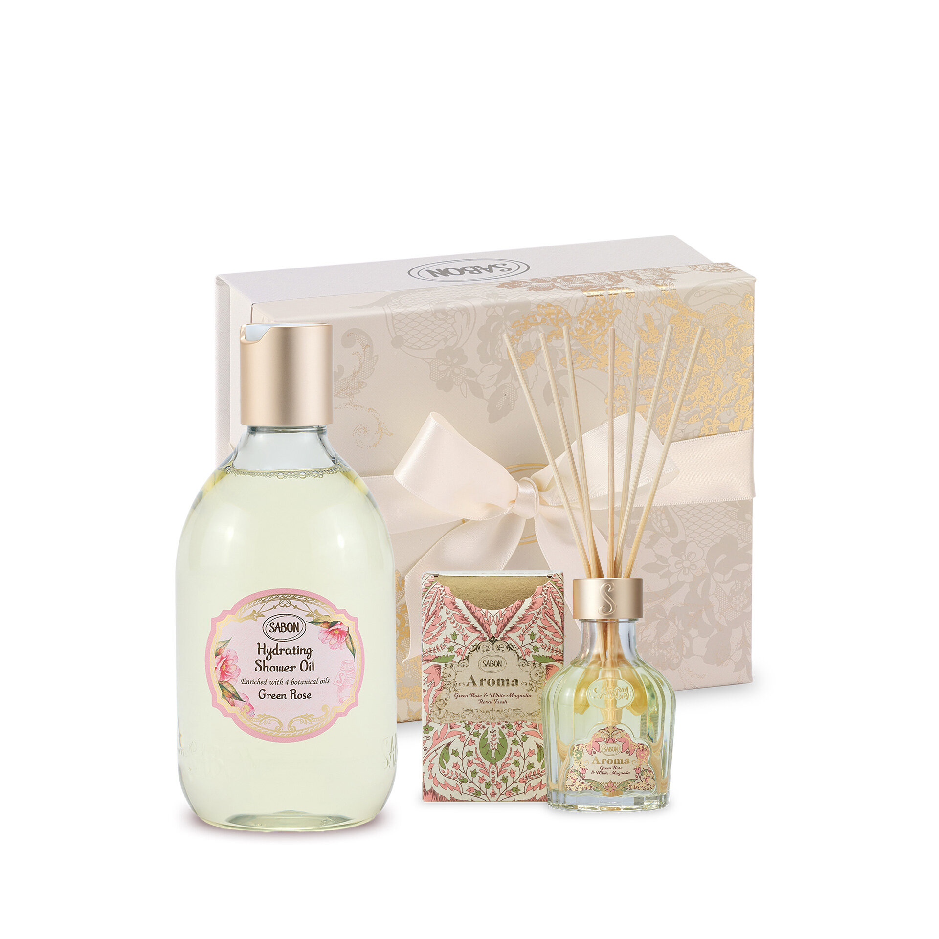 Gift Set Green Rose Home