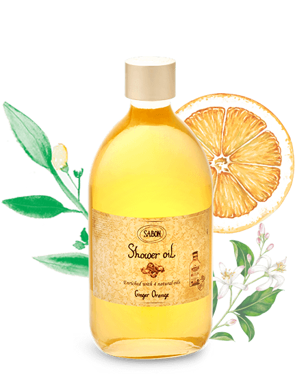 Sprchový olej: Ginger-Orange