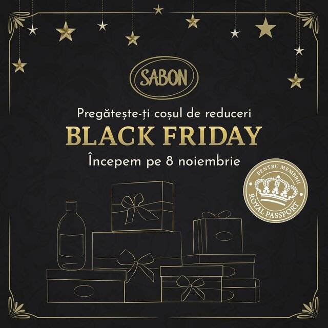 Și pentru tine luna noiembrie aduce pofta de cumpărături? Pregătește-te de pe acum pentru Black Friday la Sabon! ✨🖤  Adaugă-ți produsele preferate în coș și rămâi cu ochii pe pagină. În curând îți dezvăluim ofertele magice din magazinele fizice și online Sabon.  Scrie-ne în comentarii: tu ce produse urmărești? 🥳